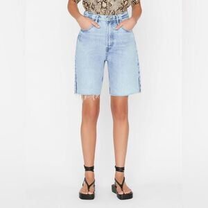 Frame NWT High Rise Bermuda Raw After in Rossum 1Year Size 27